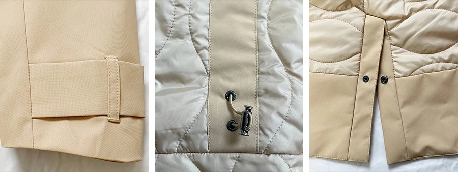 windbreaker jacket women detail